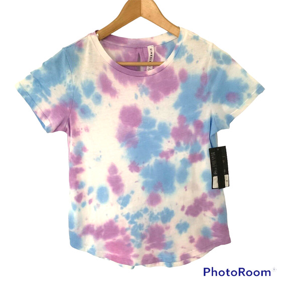 Kinesis Tops - Kinesis Womens Tie Dye T-Shirt Size XS Short Sleeve Keyhole NEW $49